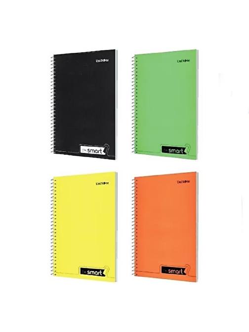 Çınar Im Smart A4 120 Yaprak Plastik Kapak Spiralli Defter 2 Çizgili+2 Kareli