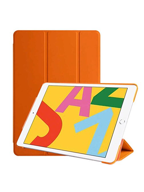 Apple iPad 10.2 2021 (9.Nesil) Kılıf Smart Cover Standlı Kapaklı