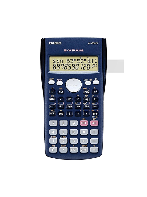 Casio Hesap Makinesi Bilimsel 2 Satır Ekran 240 Fonksiyon FX-82MS 2.Versiyon