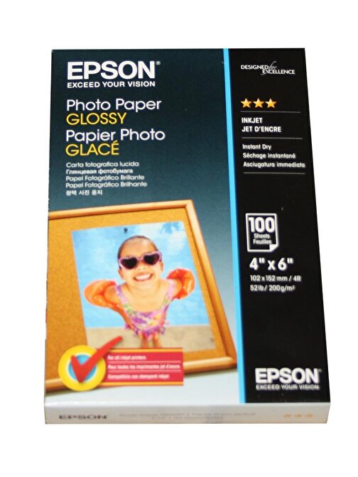 Epson 4X6  100'lü Fotoğraf Kağıdı S042548