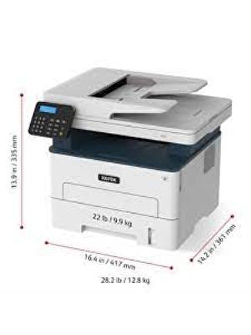 Xerox  B235V_DNI Yazıcı-Tarayıcı-Fotokopi-Faks Çok Fonksiyonlu Lazer Yazıcı Wireless-Network 34 PPM