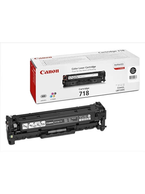 Canon CRG-718BK Black Siyah 2'li Toner MF728-729 MFC8350-8580 LBP7210