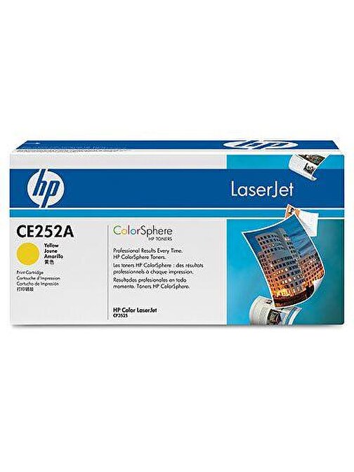 HP 504A Yellow Sarı 7.000 Sayfa Toner CE252A