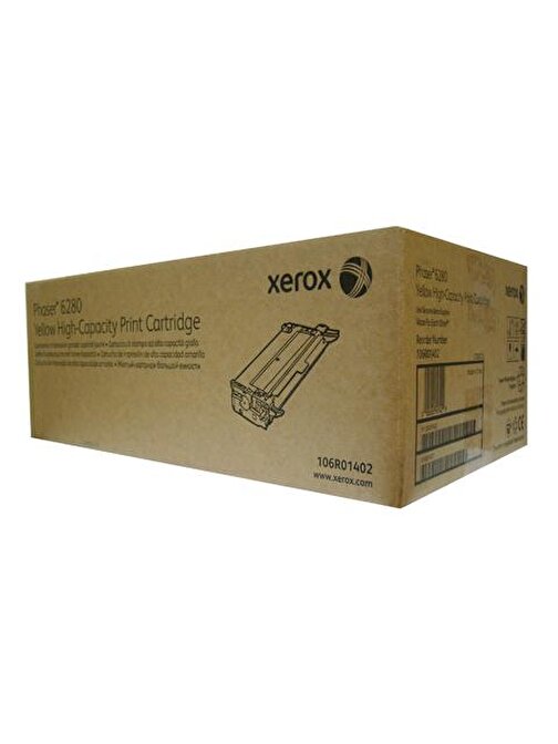 Xerox 106R01402 Phaser 6280 Yüksek Kapasite Yellow Sarı Toner 5.900 Sayfa