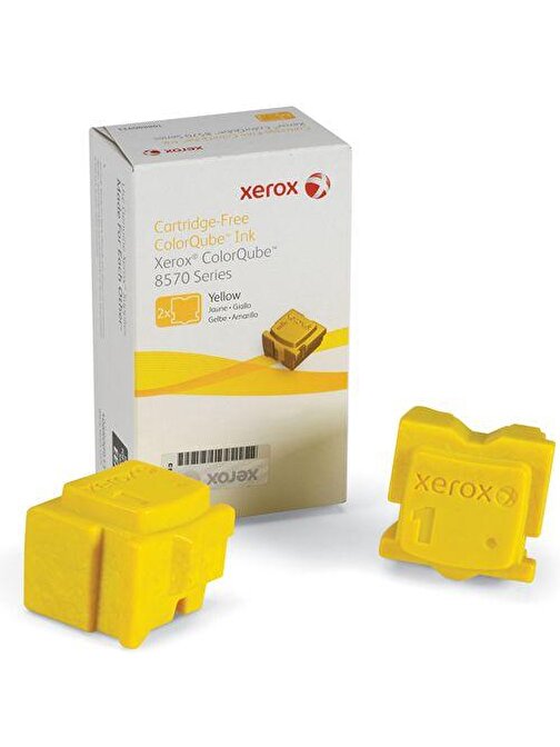 Xerox 108R00938 Phaser 8570-8580 Solid Ink Yellow Sarı 2 Stick
