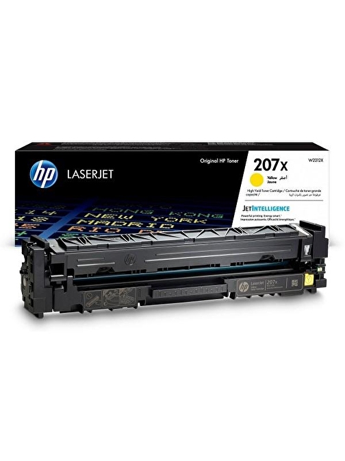 Hp 207X Yellow Sarı 2.450 Sayfa Toner W2212X