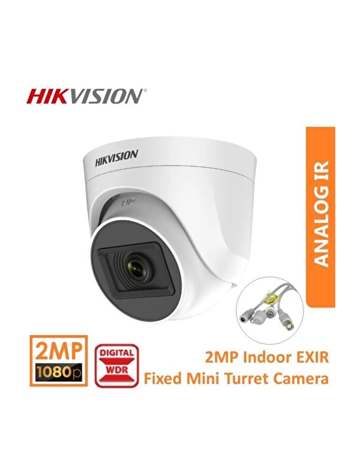 Hikvision DS-2CE76D0T-ITPF 2Mp 1080P 2.8mm Sabit Lens Ir Dome Kamera