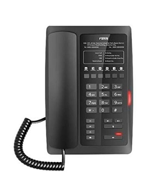 Fanvil H3 Ekransız PoE Otel Tipi Ip Telefon