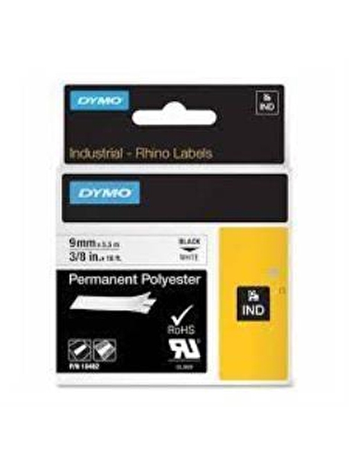 Dymo 1868704 XTL Laminetel 21 x 21 Beyaz-Siyah 250 Etiket