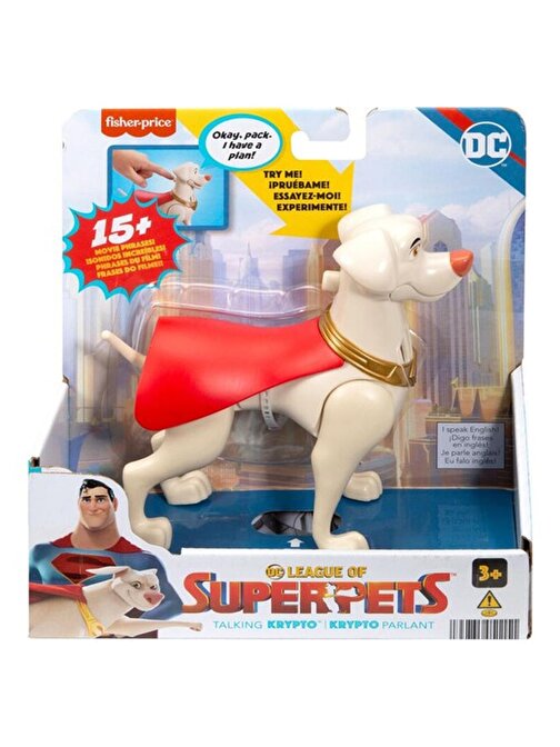 Imaginext Süperman Krypto Köpek Dc League Of Super Pets Sesli Figürler Superman Krypto