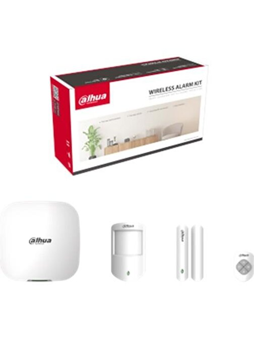 Dahua ART-ARC3000H-03-W2 Kablosuz Wifi Alarm Seti Pır Dedektör +Manyetik Kontak +Kumanda
