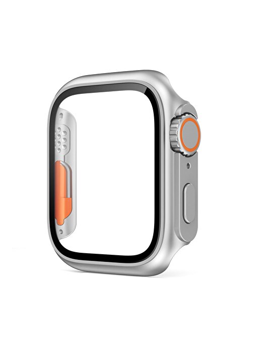 Apple Watch 7 45mm - Watch Ultra 49mm Kasa Dönüştürücü ve Ekran Koruyucu Zore Watch Gard 25
