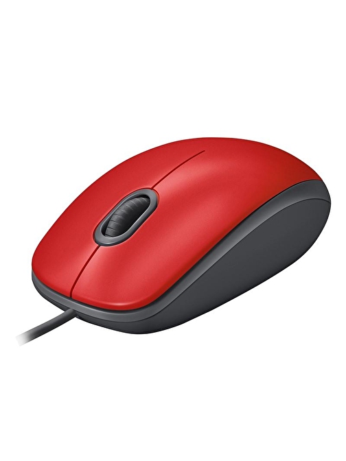 Logitech 910-006759 M110 Kırmızı Silent (Sessiz) Kablolu Optik USB Mouse