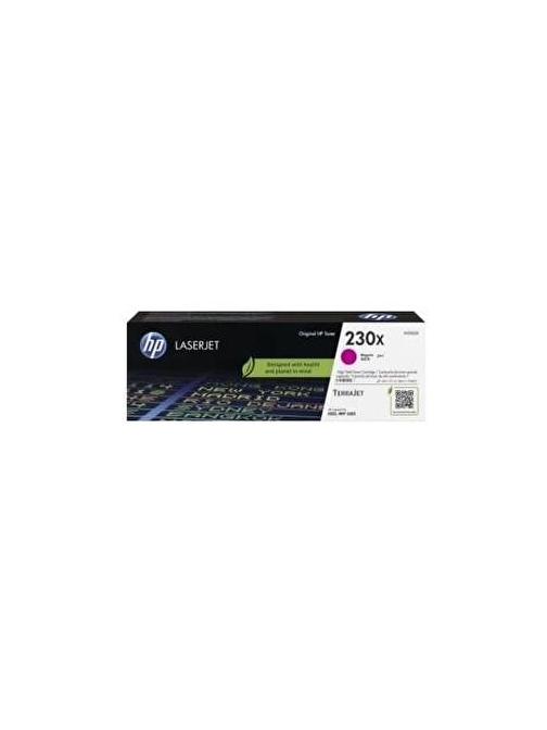 HP 230X Magenta Kırmızı 5.500 Sayfa Toner W2303X