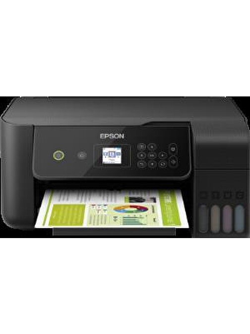 Epson L3260 MEAF Yazıcı-Tarayıcı-Fotokopi Renkli Mürekkep Tanklı Yazıcı WI-FI Ekranlı