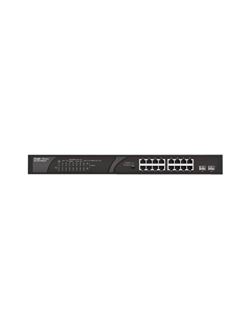 Ruijie-Reyee RG-ES118GS-P 16 Port POE+ 10-100-1000 Mbps 2 Port SFP 247W