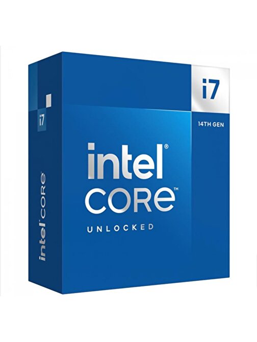 Intel Core i7 14700F 2.1GHz 20 Çekirdek 33MB L3 Önbellek Soket 1700 Kutulu Box İşlemci