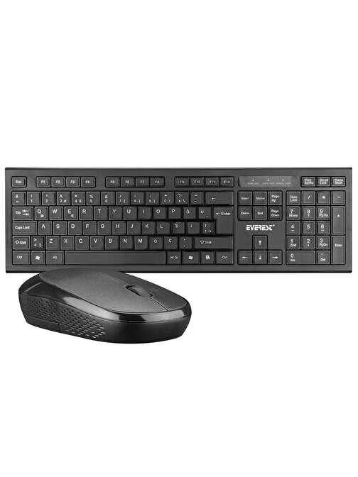 Everest KB-951U Siyah USB Bilek Destekli Q Standart Ofis Klavye