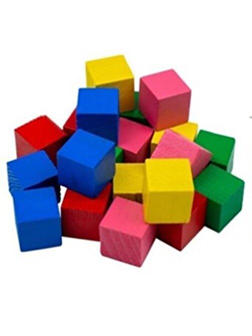 Hobi Eğitim Dünyası Renkli Birim Şekilleri 25 parça (1.5x1.5cm) HED530