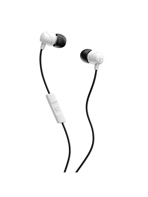 Skullcandy Jib In Ear Mikrofonlu Kablolu Kulaklık S2DUYK-441 Siyah-Beyaz