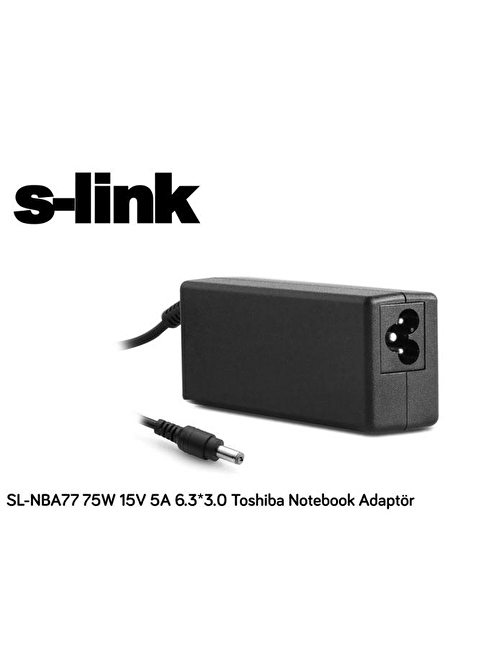 S-link SL-NBA77 75w 15v 5a 6.3-3.0 Notebook Adaptörü