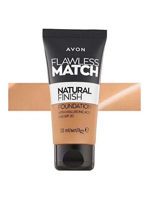 Avon Flawless Match Natural Likit Fondöten Spf20 30 Ml. Porcelain 120N