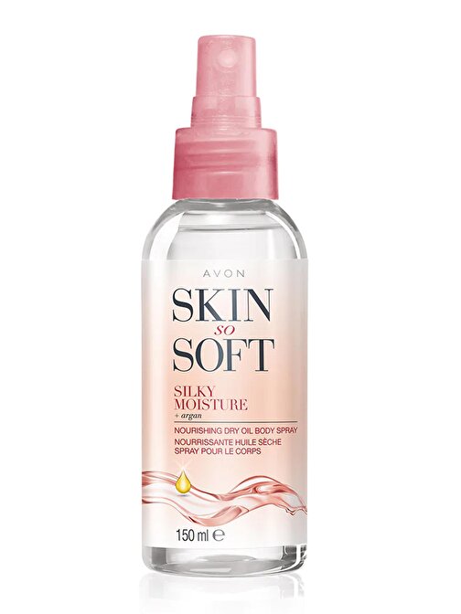 Avon Skin So Soft Silky Nemlendirici Besleyici Kuru Yağ Vücut Spreyi 150 Ml.