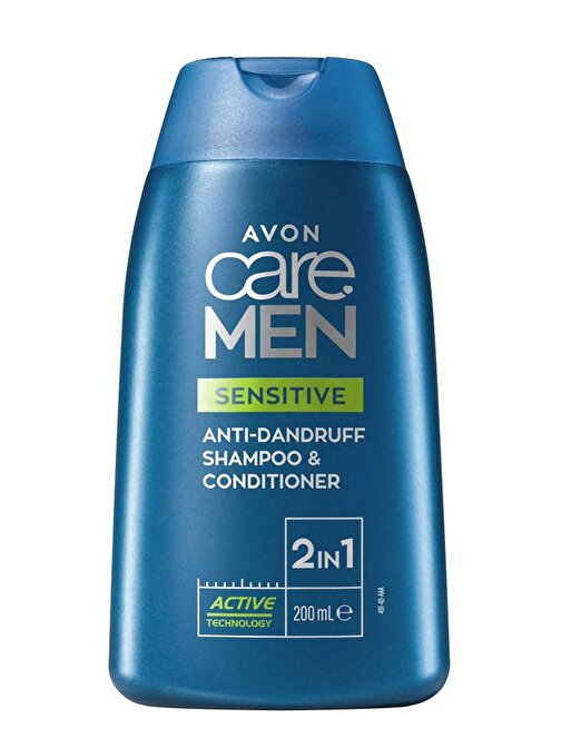 Avon Care Men Sensitive 2'si 1 Arada Kepek Önleyici Şampuan ve Saç Kremi 200 Ml.