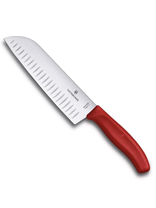 Victorinox Swiss Classic 17cm Santoku Bıçağı Kırmızı 6.8521.17B