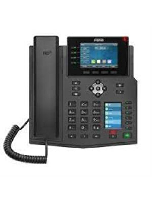 Fanvil X5u Renkli Ekran (poe)-Siyah Ip Telefon