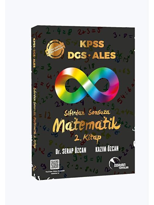 KPSS DGS ALES Sıfırdan Sonsuza Matematik Cilt 2 Konu Özetli Soru Bankası Doktrin Yayınları