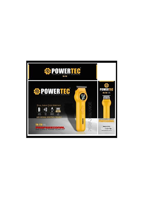 Powertec TR-770 Tıraş Makinası