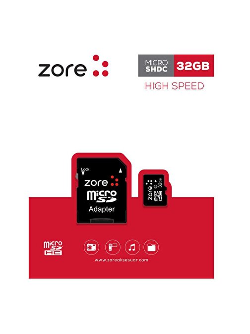 Zore Micro SD Hafıza Kartı 32GB