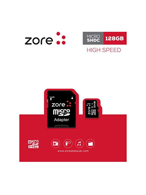 Zore Micro SD Hafıza Kartı 128GB