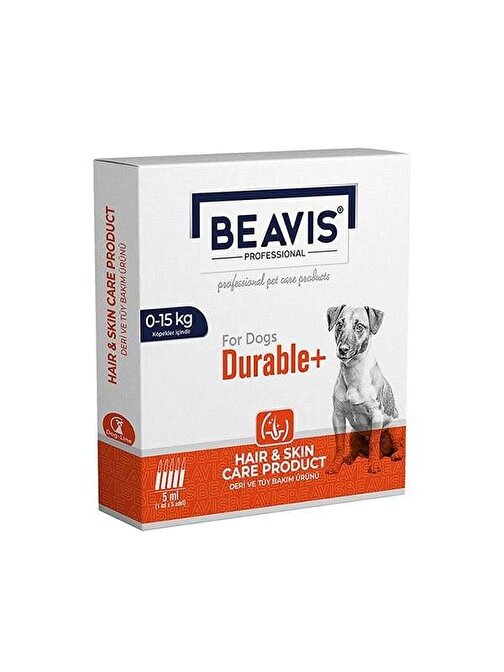 Beavis Durable Deri ve Tüy Bakımı için Köpek Ense Damlası 0-15 Kg