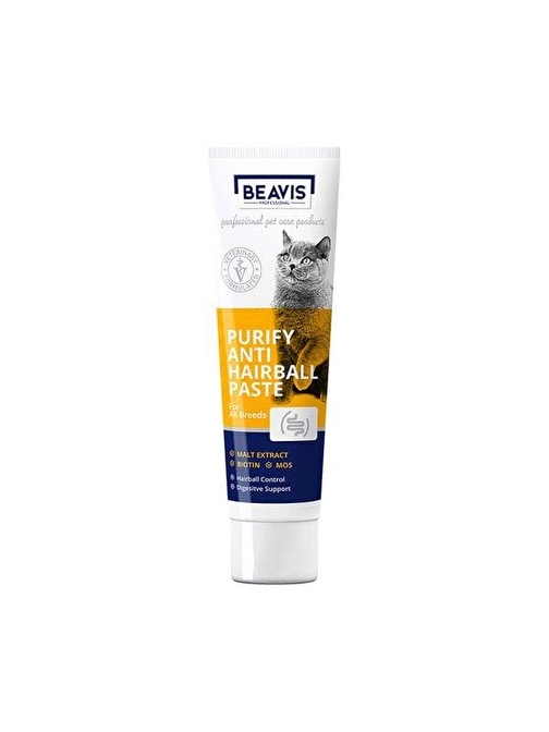 Beavis Purify Anti Hairball Paste Tüy Yumağı Önleyici Kedi Malt Macunu 100 Ml