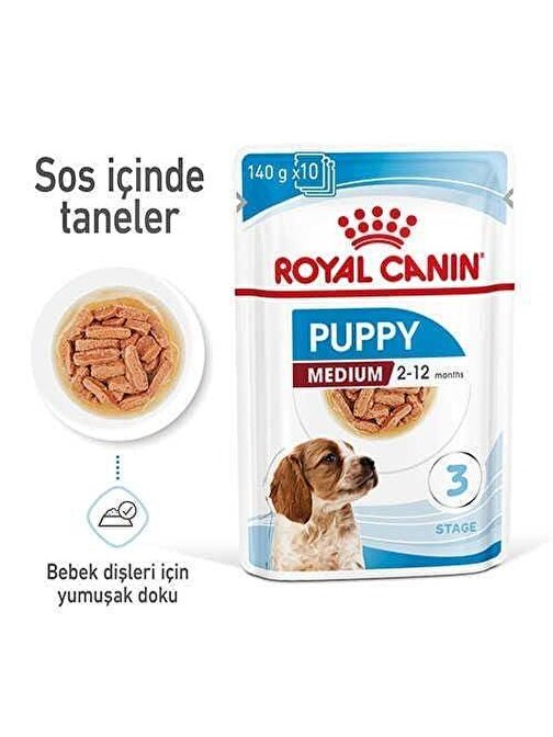 Royal Canin Medıum Orta Irk Yavru Köpek Konservesi 140 Gr