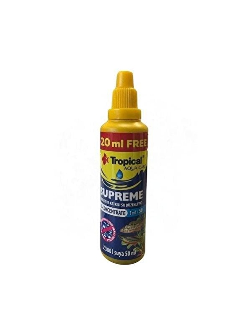 Tropical Supreme Aleo Vera Katkılı Akvaryum Su Düzenleyici 50 Ml