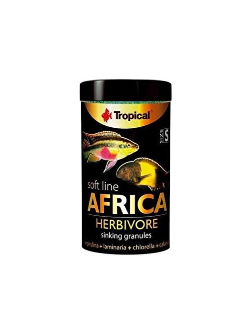 Tropical Softline Africa Herbivore Granül Balık Yemi 100 Ml