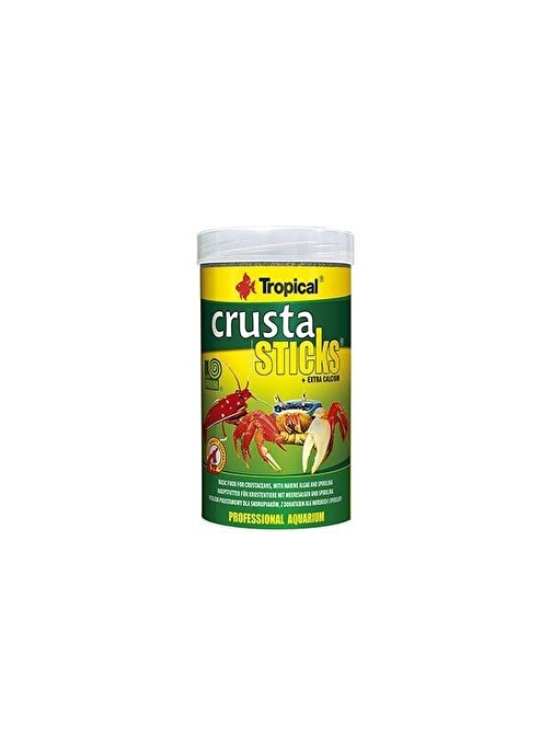 Tropical Crusta Sticks Deniz Kabukluları için Çubuk Yem 100 Ml 70 Gr