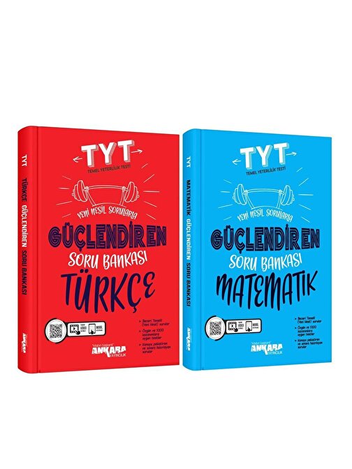 Ankara Yayıncılık TYT Güçlendiren Türkçe ve Matematik Soru Bankası Seti 2 Kitap