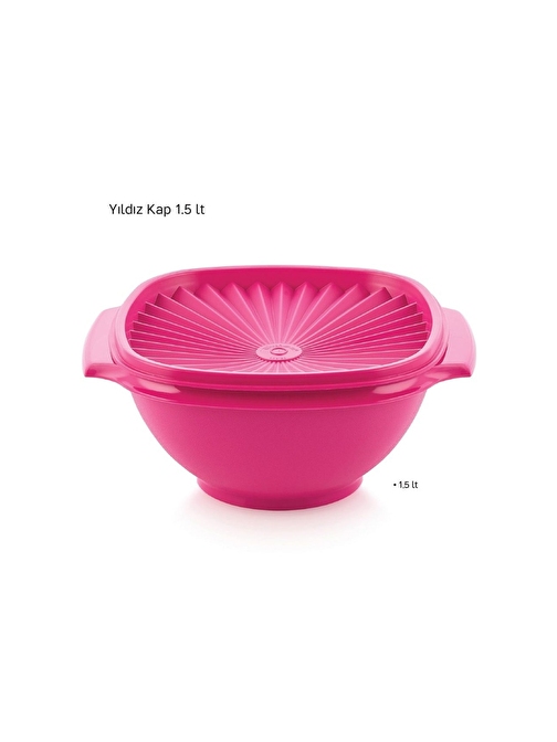 Tupperware Yıldız Kap 1.5 Litre Fuşya