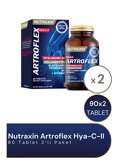 Nutraxin Artroflex Hya-C-II 90 Tablet 2'li Paket