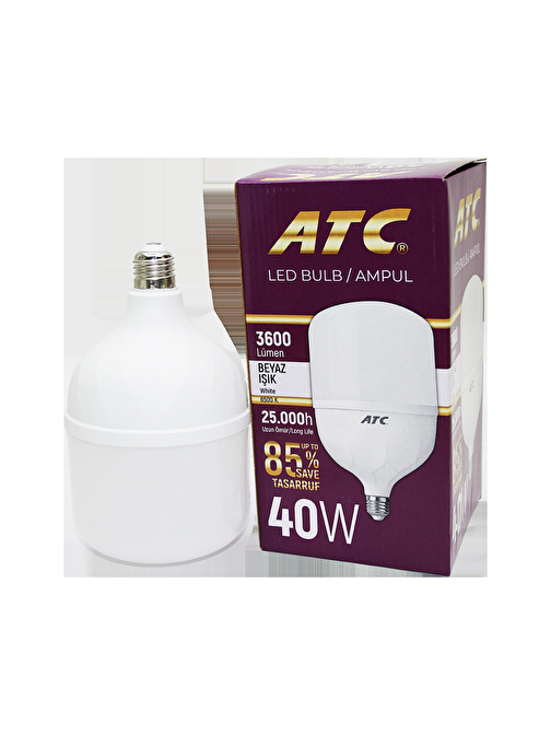 40W TORCH LED BULB AMPUL BEYAZ E27 (3877)