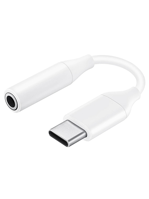 Samsung UC10 Type-C to 3.5mm Jack Dönüştürücü Adaptör Beyaz İthalatçı Garantili