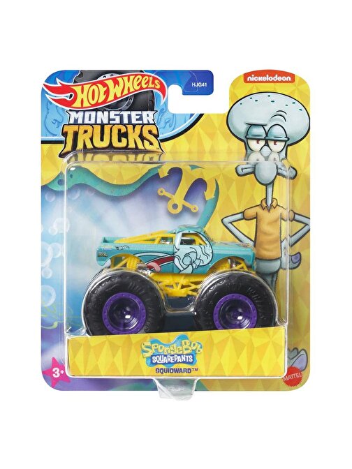 Mattel Hot Wheels Monster Trucks Squarepants 1:24 Araba HJG41-HWN78
