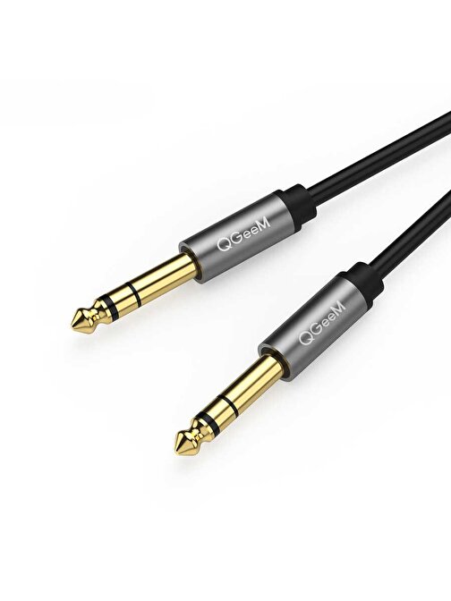 Qgeem QG-AU03 6.35mm Aux Audio Kablo 1M