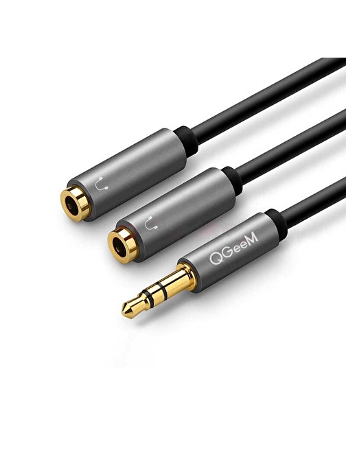 Qgeem QG-AU08 3.5mm Çoğaltıcı Audio Kablo