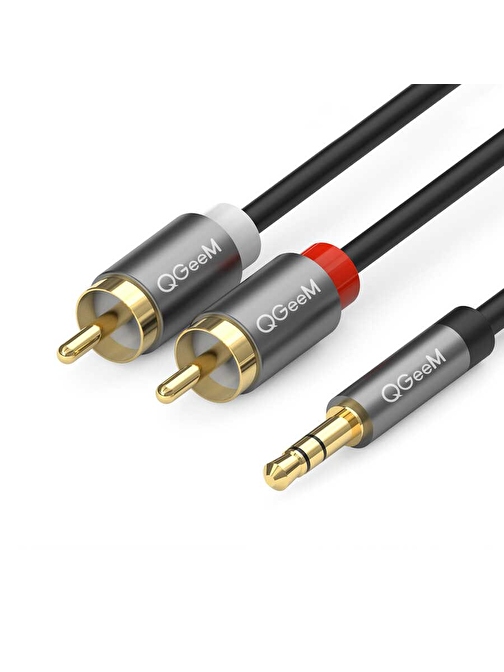 Qgeem QG-AU09 3.5mm To RCA Aux Audio Kablo 1.5M