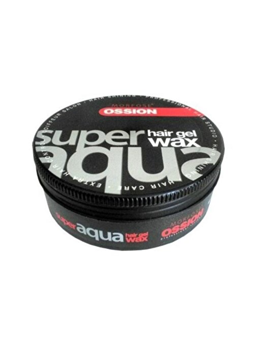Ossıon Super Aqua Hair Gel Wax 4 Numara Siyah